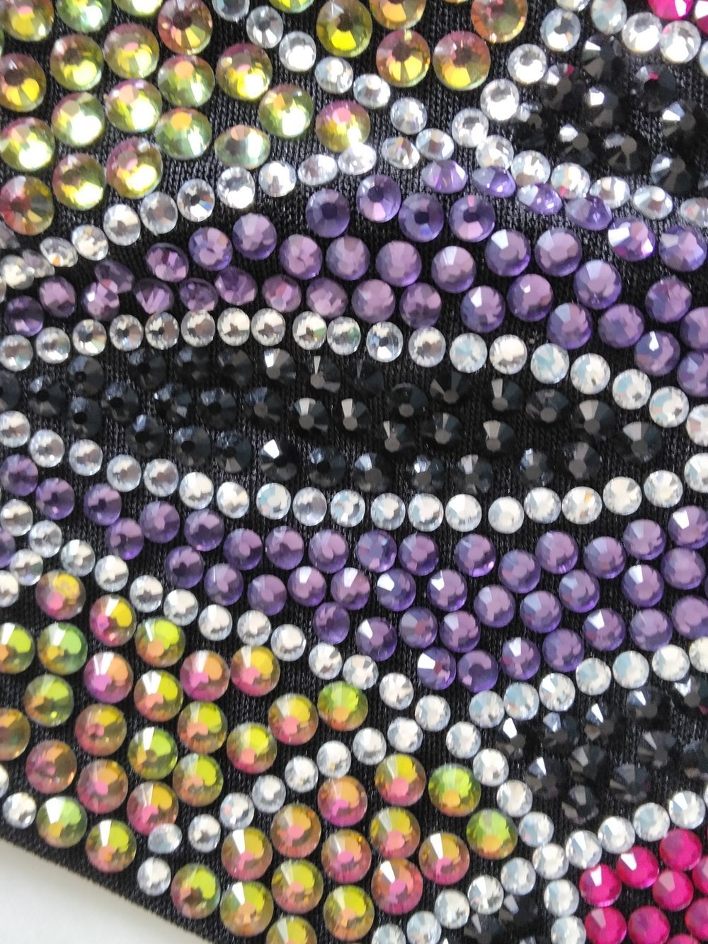 Rhinestone  - Purple & Multicolor Bikini Bottom NWT Size Large